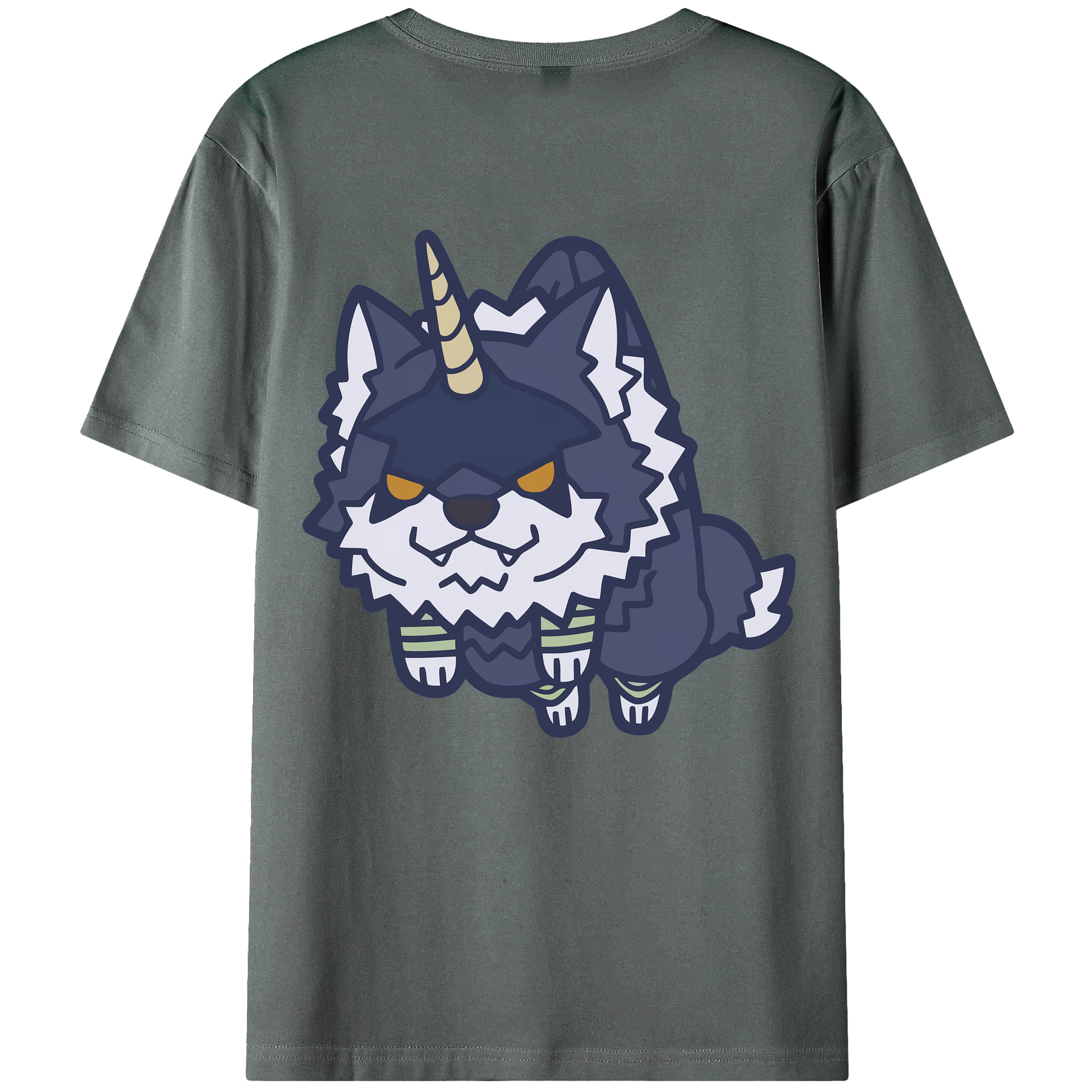 （画像用） 転スラ Regarding Reincarnated to Slime 綿100％ メンズ半袖Tシャツ（バックプリント） 通気性